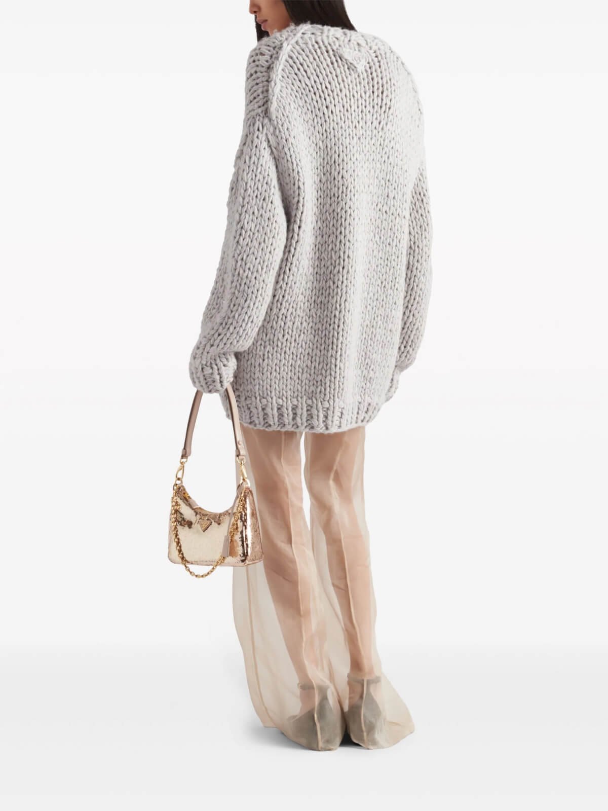 Knit Button-Up Cardigan - Image 3